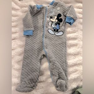 Mickey Mouse footie pajamas